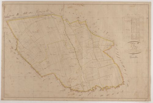WAVRILLE - Section A - du Village - feuille 02
