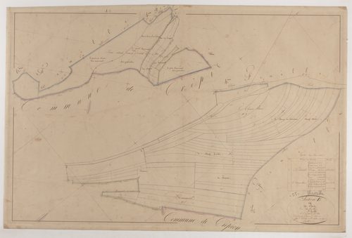 WAVRILLE - Section B - des Bois - feuille 03