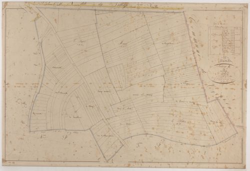 WAVRILLE - Section B - des Bois - feuille 02