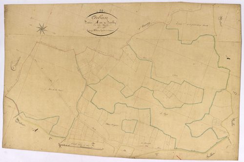 Achun, cadastre ancien : plan parcellaire de la section A dite de Fussilly, feuille 4