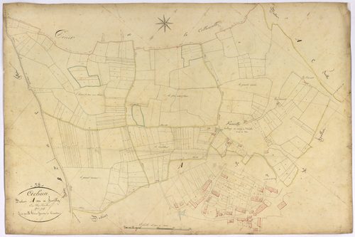 Achun, cadastre ancien : plan parcellaire de la section A dite de Fussilly, feuille 2