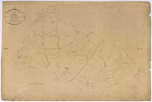 Achun, cadastre ancien : tableau d'assemblage