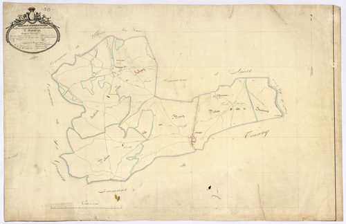 Amazy, cadastre ancien : tableau d'assemblage