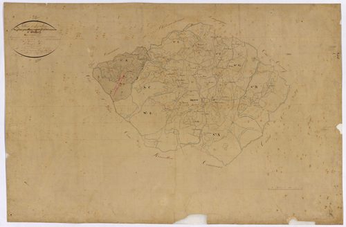 Arleuf, cadastre ancien : tableau d'assemblage