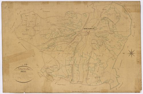 Arquian, cadastre ancien : tableau d'assemblage
