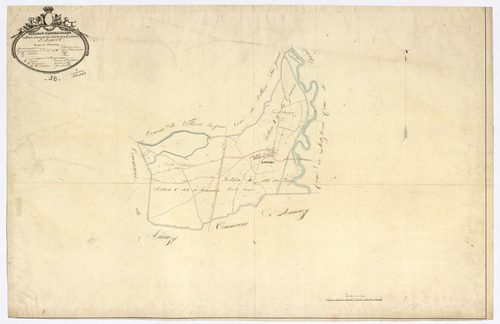 Asnois, cadastre ancien : tableau d'assemblage
