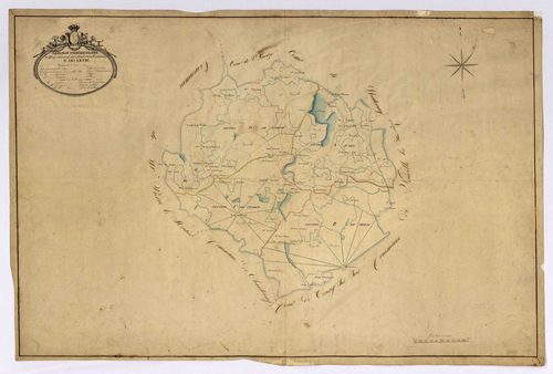Azy-le-Vif, cadastre ancien : tableau d'assemblage