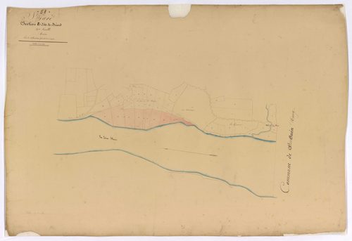 Béard, cadastre ancien : plan parcellaire de la section B dite de Béard, feuille 2, annexe