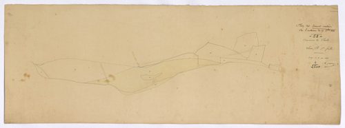 Béard, cadastre ancien : plan parcellaire de la section B dite de Béard, feuille 1, annexe 1