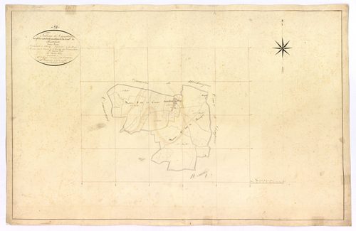 Beaulieu, cadastre ancien : tableau d'assemblage