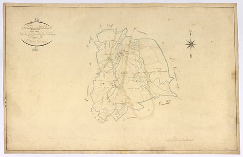 Beuvron, cadastre ancien : tableau d'assemblage