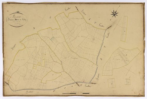 Bona, cadastre ancien : plan parcellaire de la section A dite de Lichy, feuille 2