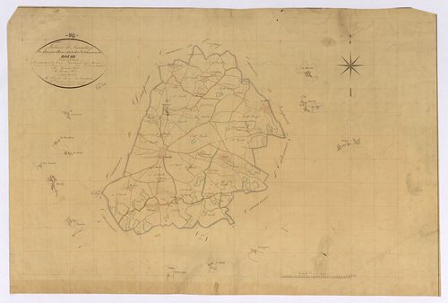 Bouhy, cadastre ancien : tableau d'assemblage