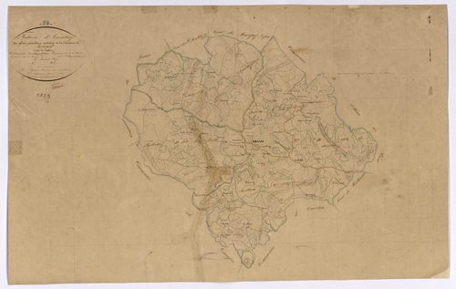 Brassy, cadastre ancien : tableau d'assemblage