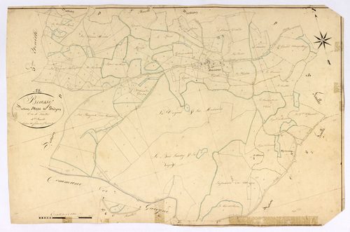 Brassy, cadastre ancien : plan parcellaire de la section D dite de Brizon, feuille 4