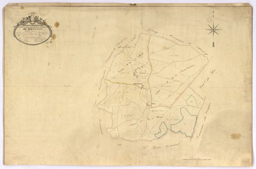 Breugnon, cadastre ancien : tableau d'assemblage