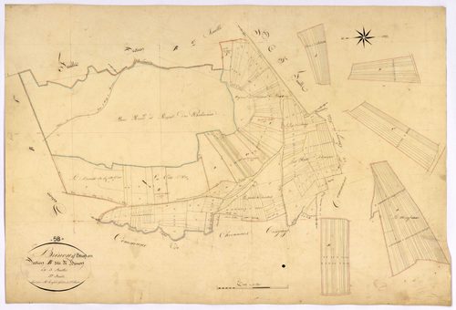 Brinon-sur-Beuvron, cadastre ancien : plan parcellaire de la section B dite de Brinon, feuille 3