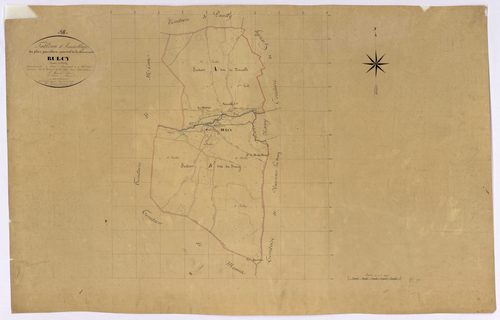 Bulcy, cadastre ancien : tableau d'assemblage