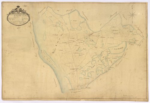 La Celle-sur-Loire, cadastre ancien : tableau d'assemblage
