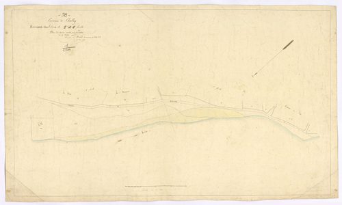 Challuy, cadastre ancien : plan parcellaire de la section A dite de Saint-Antoine, feuilles 1 et 3, annexe