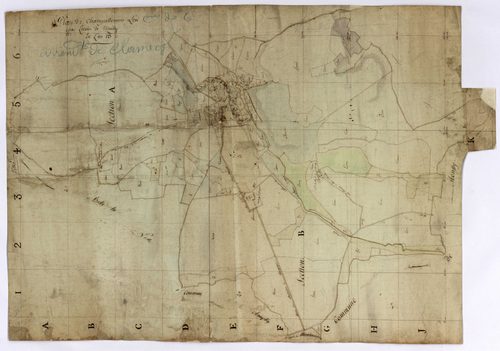 Champallement, cadastre ancien : plan géométrique