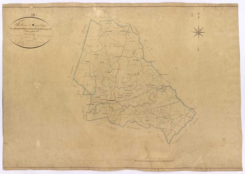 Champvert, cadastre ancien : tableau d'assemblage