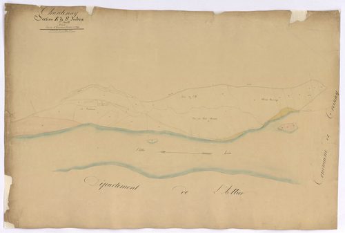 Chantenay-Saint-Imbert, cadastre ancien : plan parcellaire de la section E dite de Saint Imbert, feuille 2, annexe