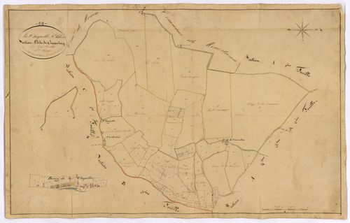 La Chapelle-Saint-André, cadastre ancien : plan parcellaire de la section A dite de Creantay, feuille 5