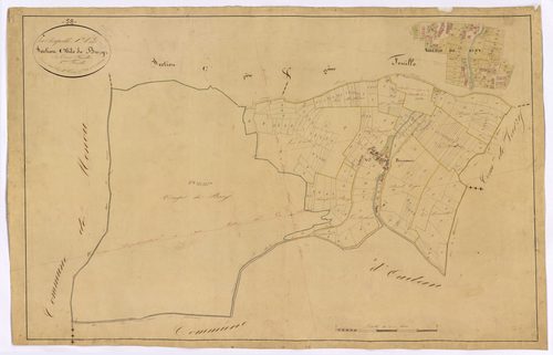 La Chapelle-Saint-André, cadastre ancien : plan parcellaire de la section C dite de Buzy, feuille 3