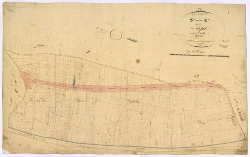 La Charité-sur-Loire, cadastre ancien : plan parcellaire de la section E dite du Dépôt, feuille 4