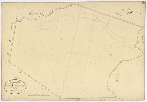 Châtillon-en-Bazois, cadastre ancien : plan parcellaire de la section A dite de Franay, feuille 4