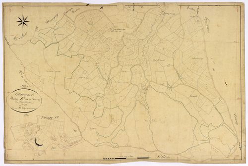Chaumard, cadastre ancien : plan parcellaire de la section D dite de Visingy, feuille 5