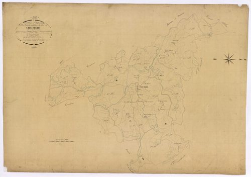 Chaumard, cadastre ancien : tableau d'assemblage