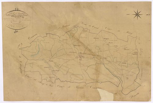 Chevannes-Changy, cadastre ancien : tableau d'assemblage