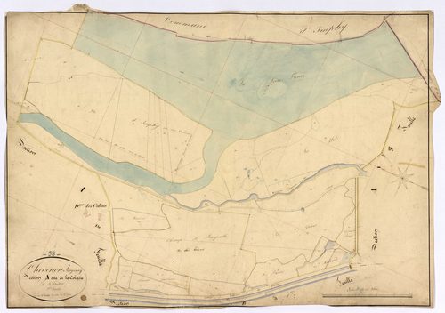 Chevenon, cadastre ancien : plan parcellaire de la section A dite de la Colâtre, feuille 2