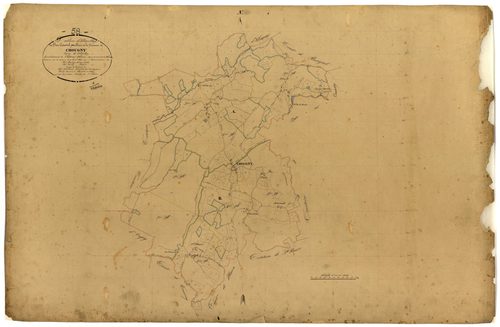Chougny, cadastre ancien : tableau d'assemblage