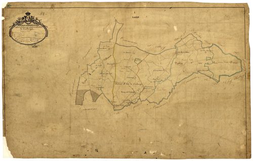 Coulanges-lès-Nevers, cadastre ancien : tableau d'assemblage