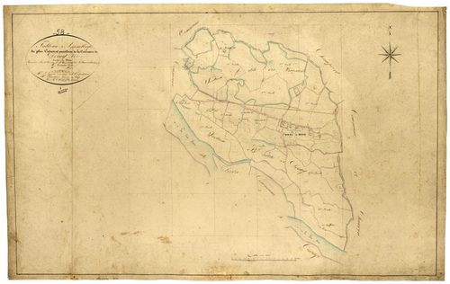 Devay, cadastre ancien : tableau d'assemblage