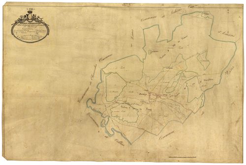 Dornecy, cadastre ancien : tableau d'assemblage