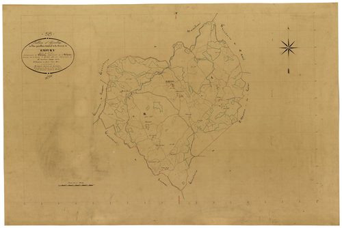 Empury, cadastre ancien : tableau d'assemblage