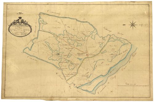 Fleury-sur-Loire, cadastre ancien : tableau d'assemblage