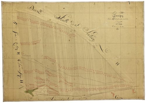 Germigny-sur-Loire, cadastre ancien : plan parcellaire de la section H dite de la Saulaie et de la Loire, feuille 3