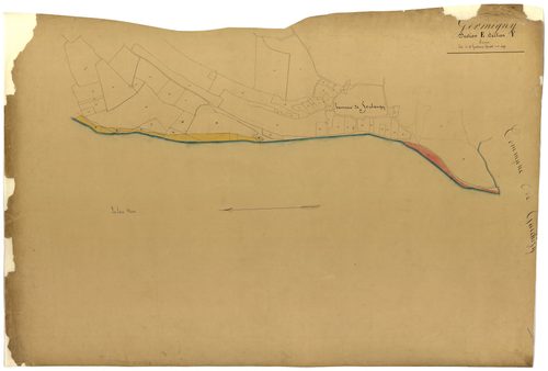Germigny-sur-Loire, cadastre ancien : plan parcellaire de la section E dite des Gigots et de la section F dite de Rouesse, annexe 1