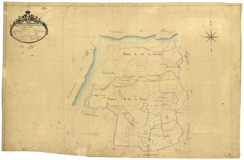 Gimouille, cadastre ancien : tableau d'assemblage
