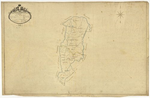 Isenay, cadastre ancien : tableau d'assemblage