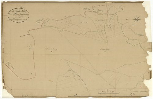 Larochemillay, cadastre ancien : plan parcellaire de la section A dite du Mont-Beuvray, feuille 2