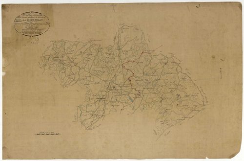 Larochemillay, cadastre ancien : tableau d'assemblage