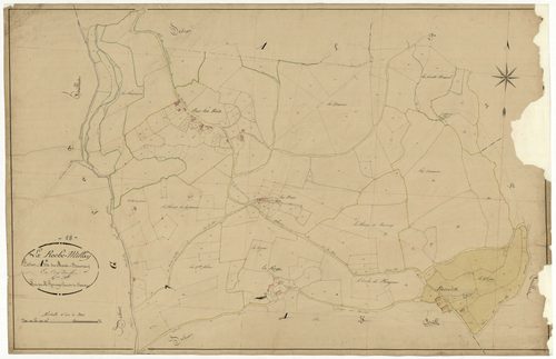 Larochemillay, cadastre ancien : plan parcellaire de la section A dite du Mont-Beuvray, feuille 4