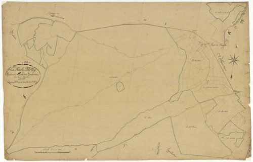 Larochemillay, cadastre ancien : plan parcellaire de la section H dite des Frachots, feuille 1
