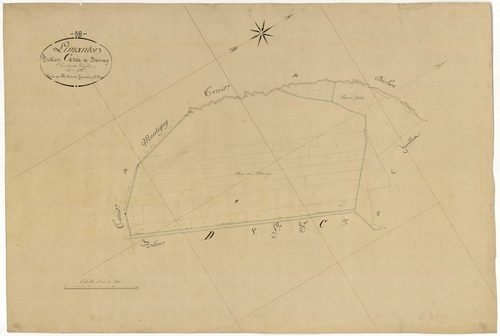 Limanton, cadastre ancien : plan parcellaire de la section C dite de Bernay, feuille 4